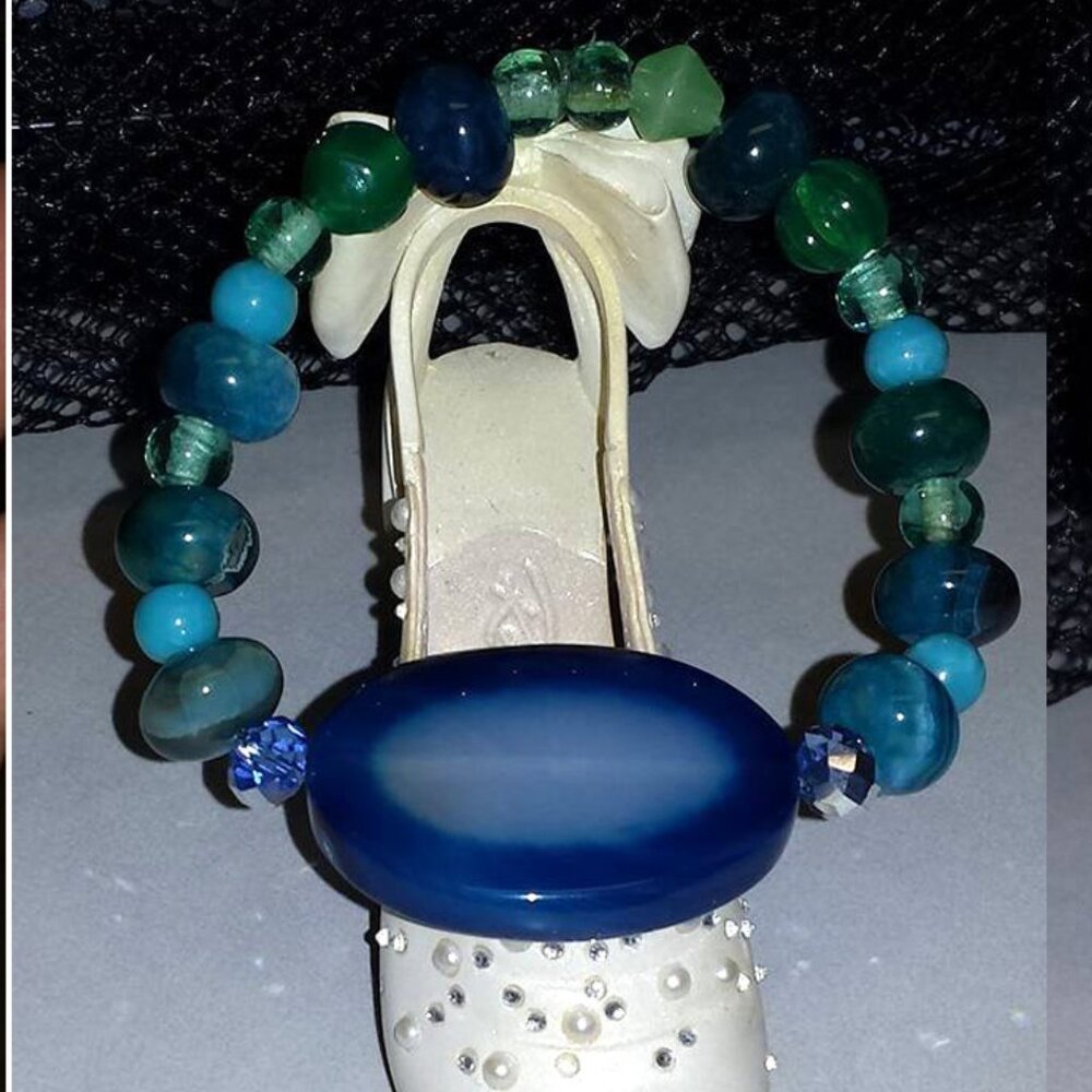 Tdd Custom Made One Size Fits Most Agate (Blue) B… - image 3